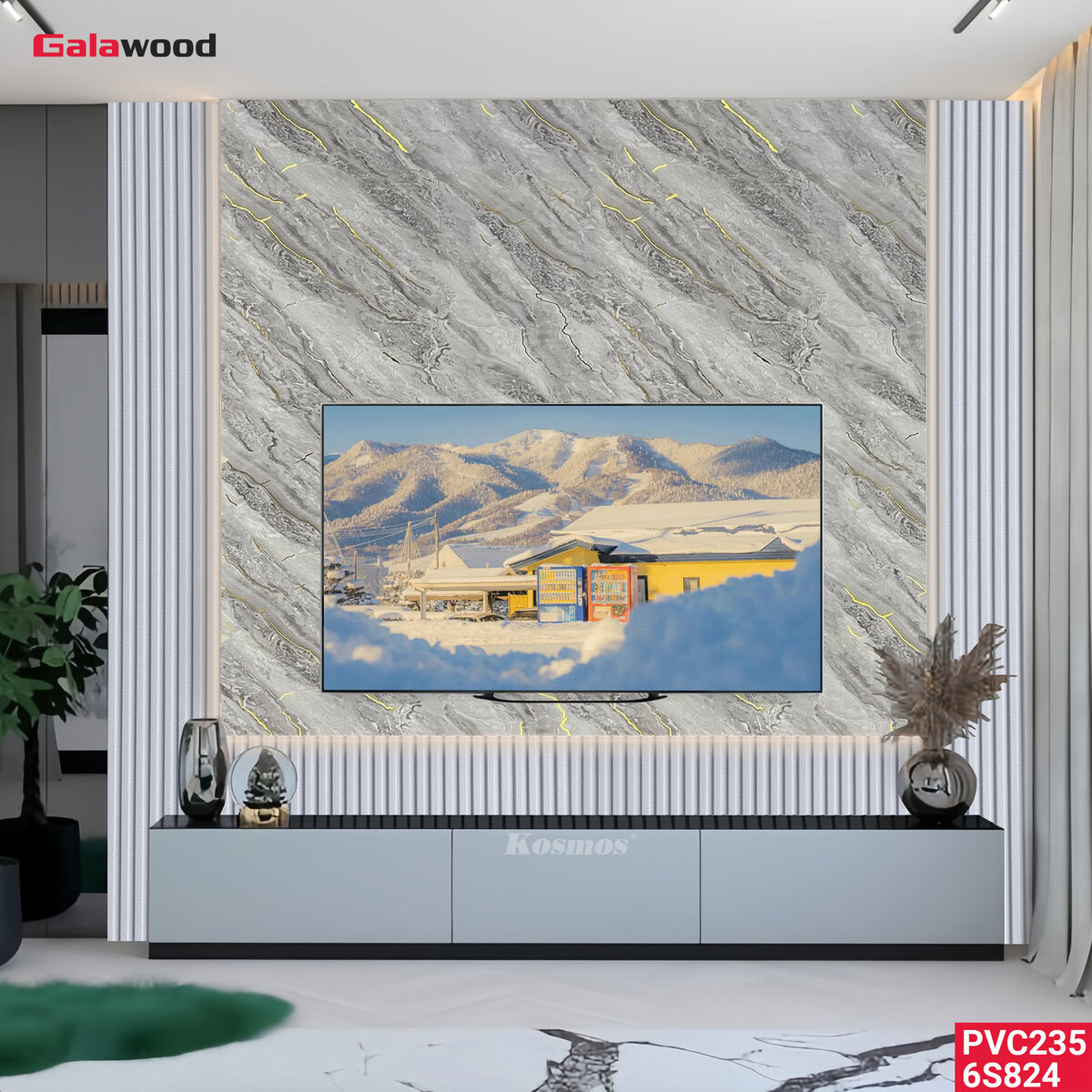 Tấm ốp PVC235 nâng cao thẩm mỹ không gian nội thất