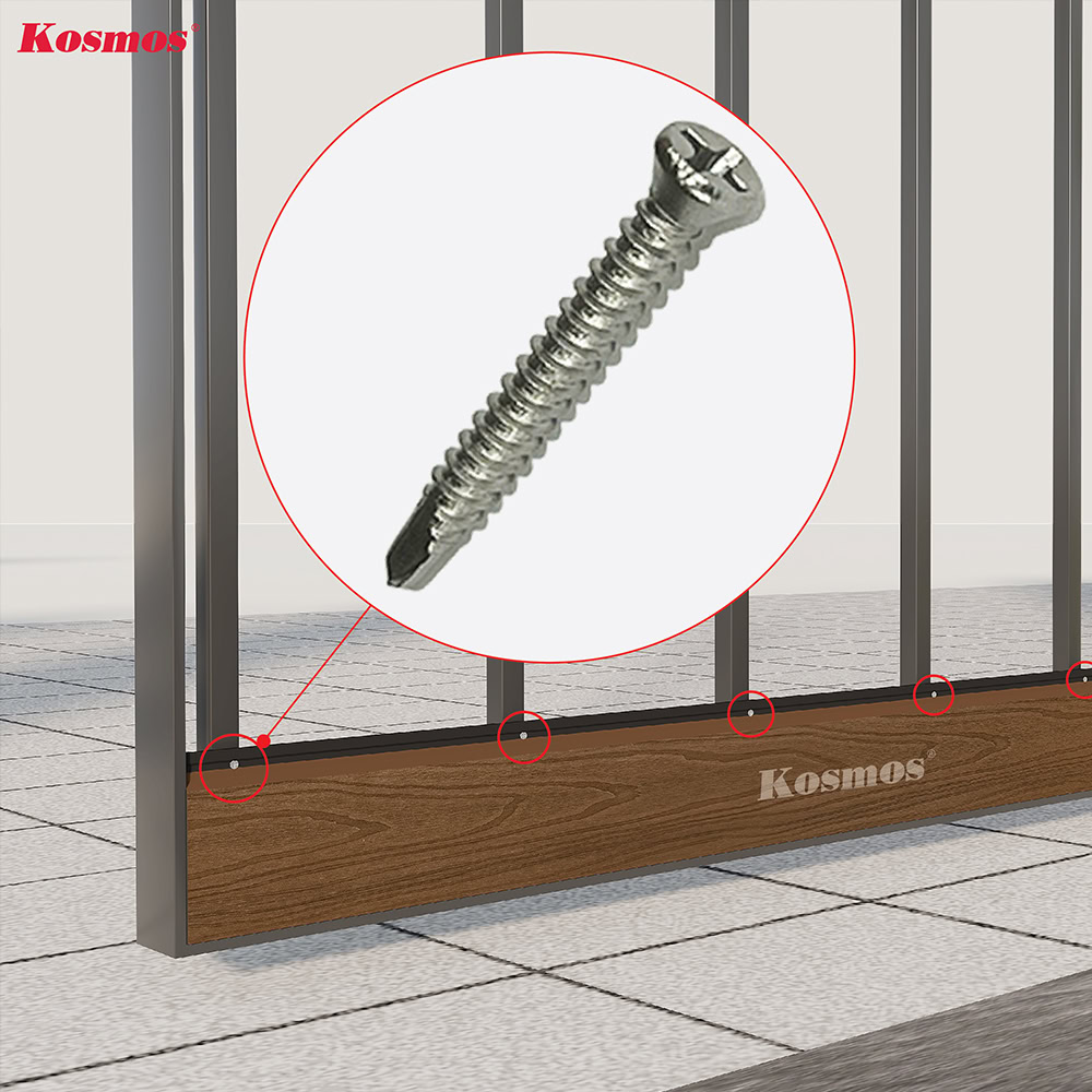 Vít bake inox 3P đầu bằng, đuôi cá (mã VITĐTE)