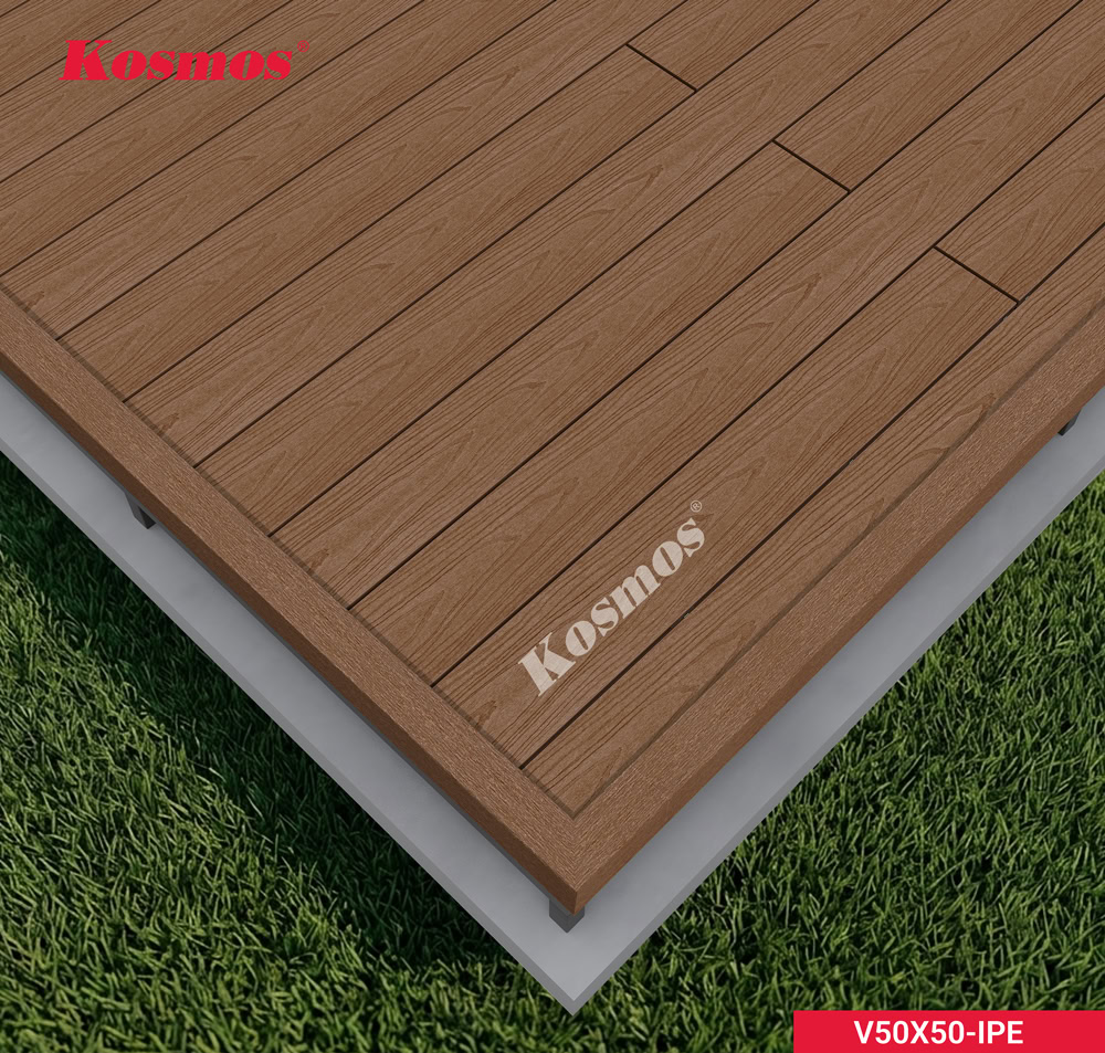 Nẹp V gỗ nhựa 2 da V50X50 IPE