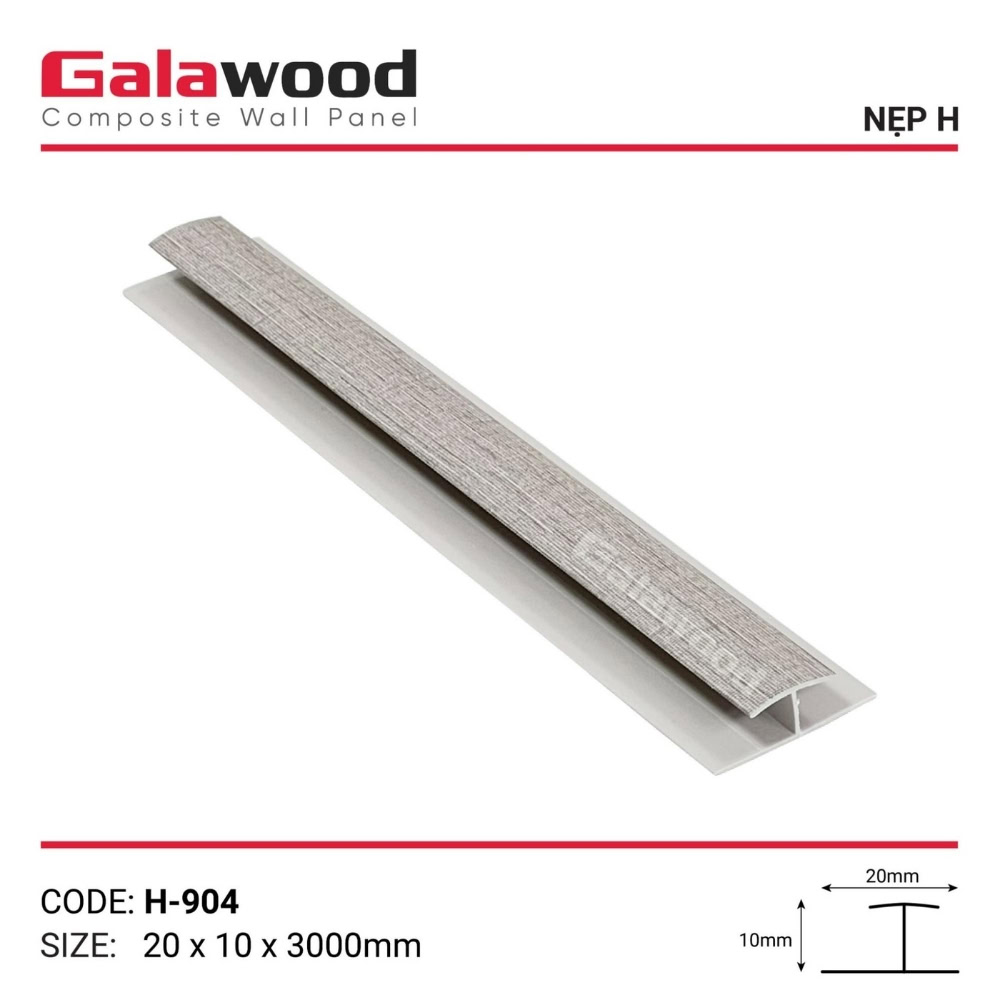 H-904 trim accessory with grey fabric pattern
