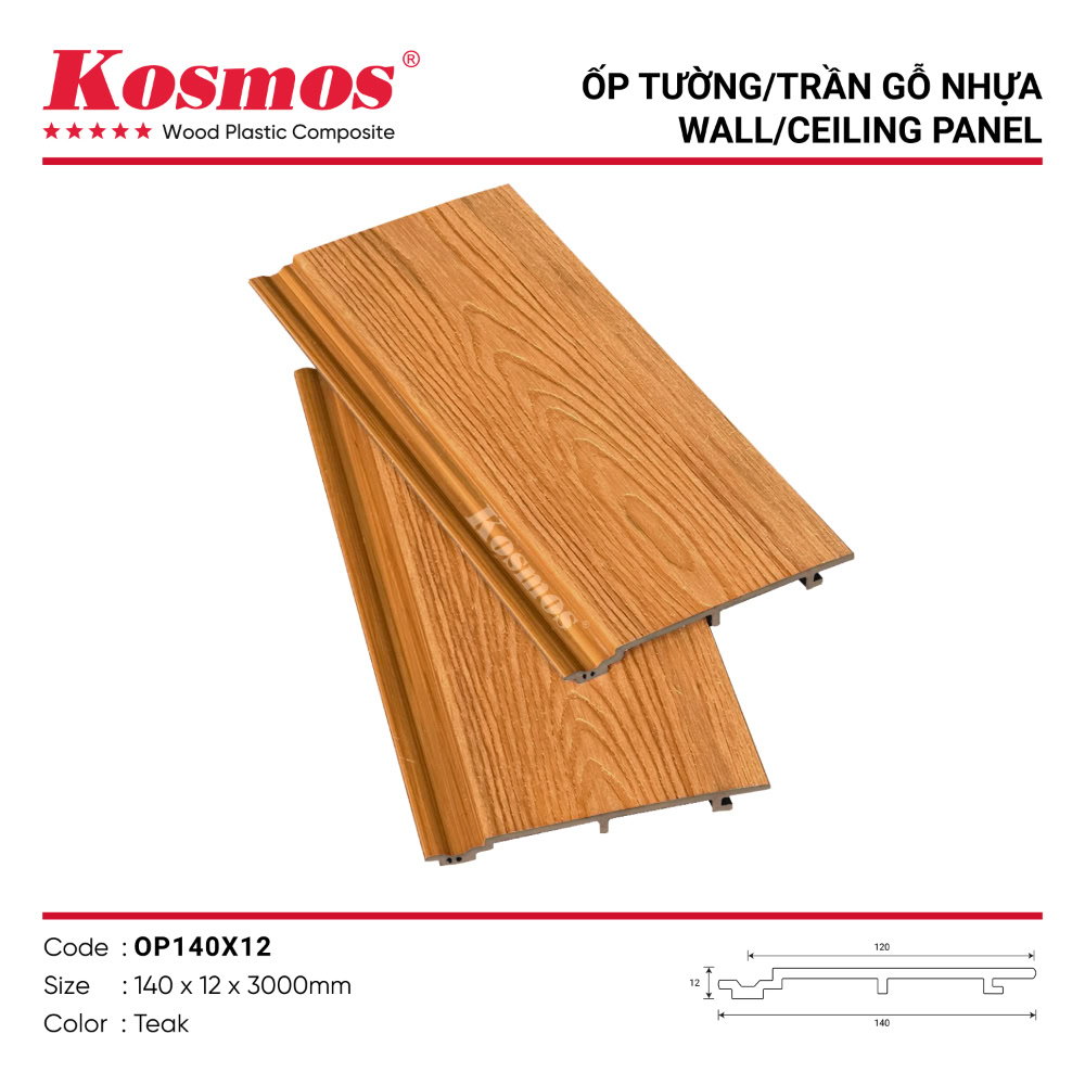 Tấm ốp ASA màu vàng cam mã OP140X12 Tấm ốp ASA màu vàng cam mã OP140X12