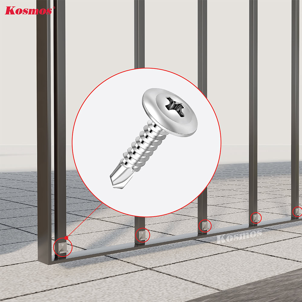 Vít bake inox 3P đầu dù, đuôi cá (mã VITDDU)