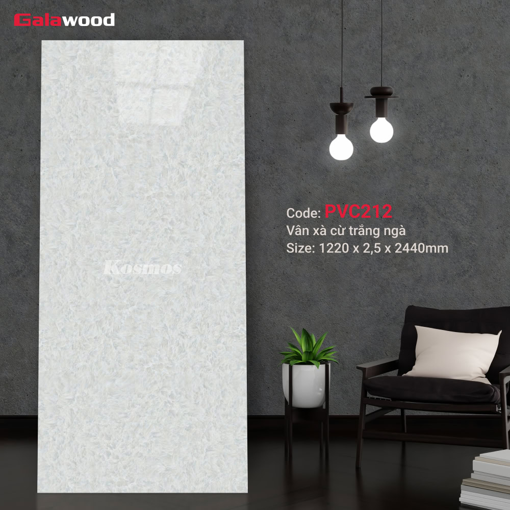 Tấm ốp PVC Vân Đá Galawood PVC212 Tấm ốp PVC Vân Đá Galawood PVC212