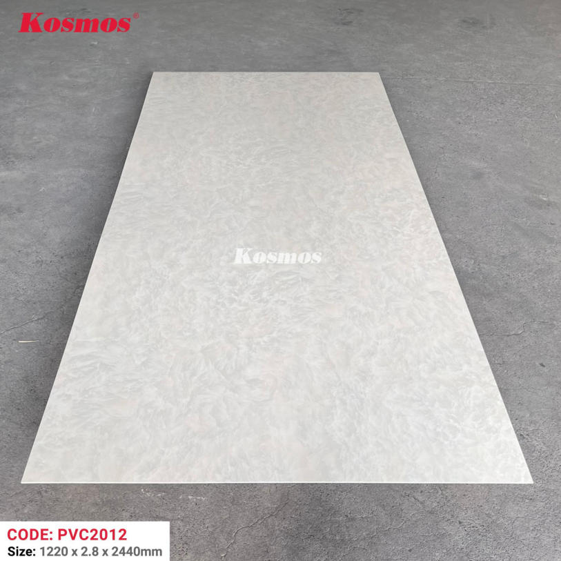 Tấm ốp nhựa cẩm thạch PVC2012 Marble xà cừ trắng ngà