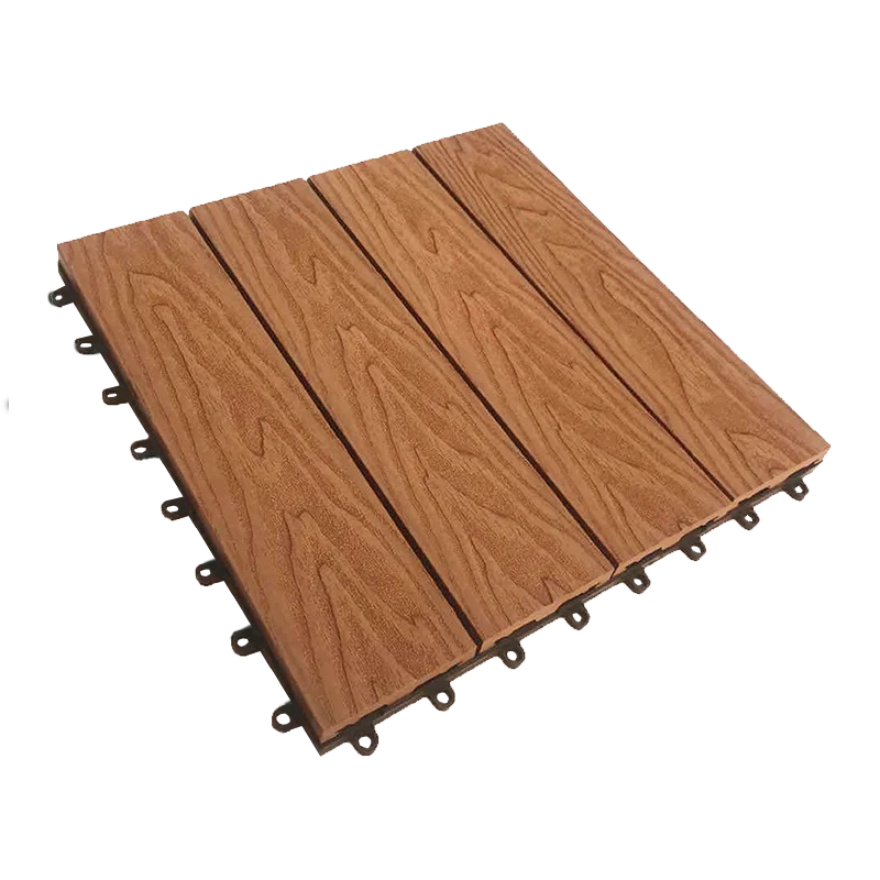 Vỉ gỗ nhựa ngoài trời - vân 3d - VI300X300 - 3D - light wood