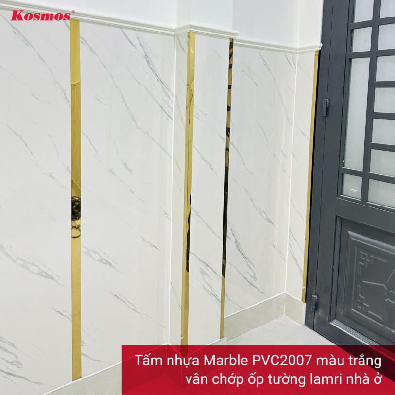 Tấm nhựa Marble vân đá PVC2007 ốp tường 