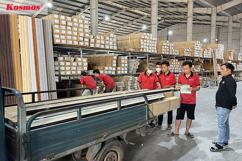 Tổng kho Kosmos Việt Nam cung cấp tấm nhựa ốp tường pvc chất lượng