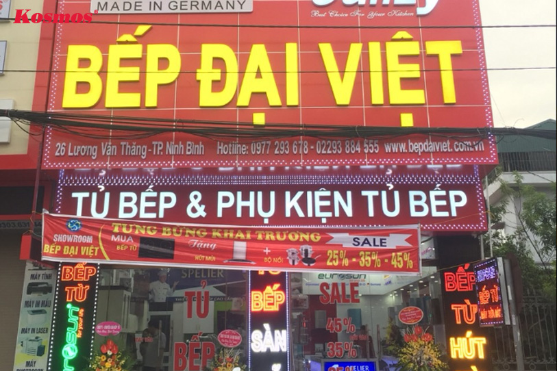 Bếp Đại Việt - một trong những đơn vị uy tín hàng đầu tại Ninh Bình
