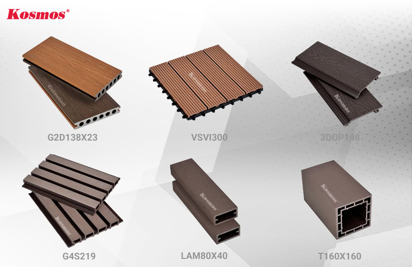 Gỗ nhựa có đa dạng mẫu mã sản phẩm Gỗ nhựa có đa dạng mẫu mã sản phẩm