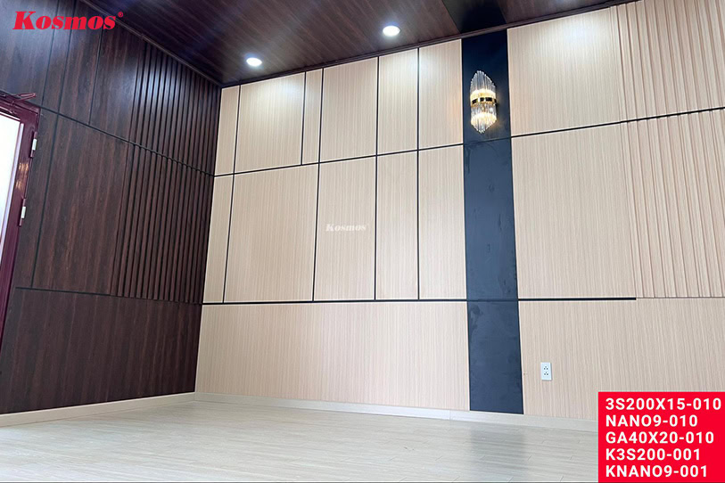 Ốp tường bằng tấm ốp nhựa