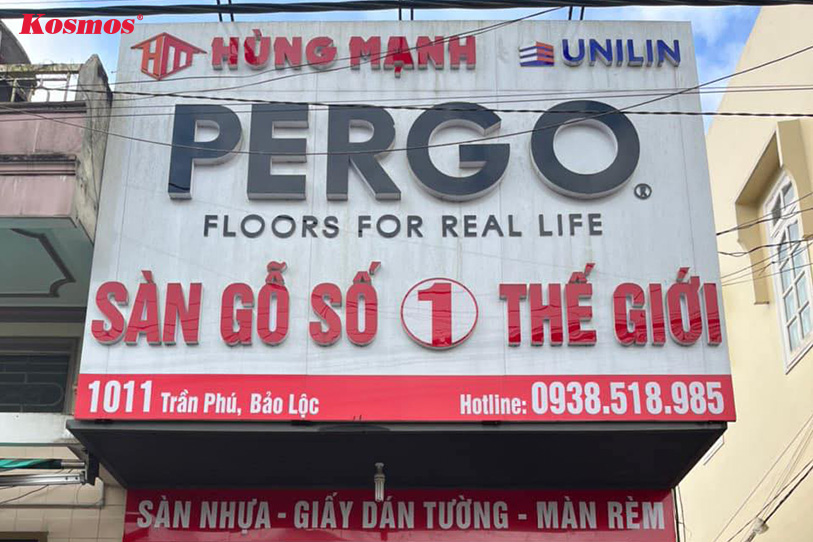 Showroom Hùng Mạnh tọa lạc tại bảo Lộc, Lâm Đồng