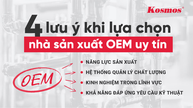 4 lưu ý khi lựa chọn nhà sản xuất OEM uy tín