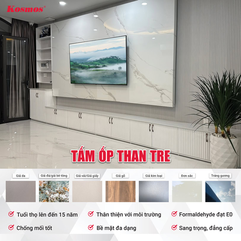 7 bề mặt phổ biến của tấm ốp than tre 7 bề mặt phổ biến của tấm ốp than tre