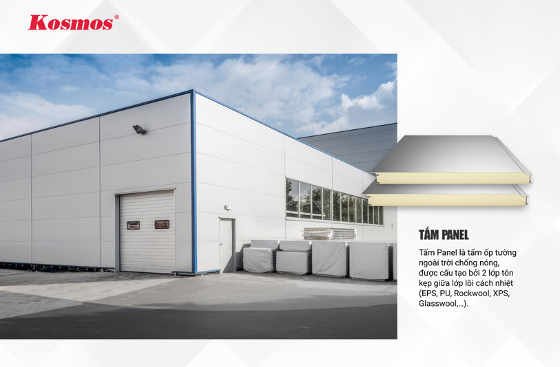 Tấm Panel là tấm ốp tường ngoài trời chống nóng Tấm Panel là tấm ốp tường ngoài trời chống nóng