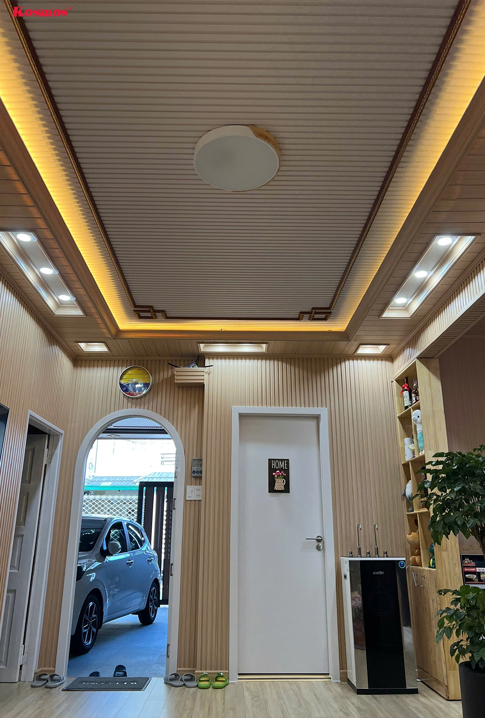 Ứng dụng tấm than tre Kosmos trang trí nội thất