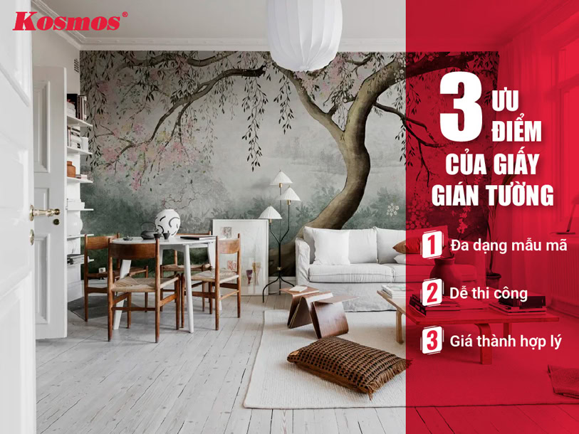3 advantages of wallpaper