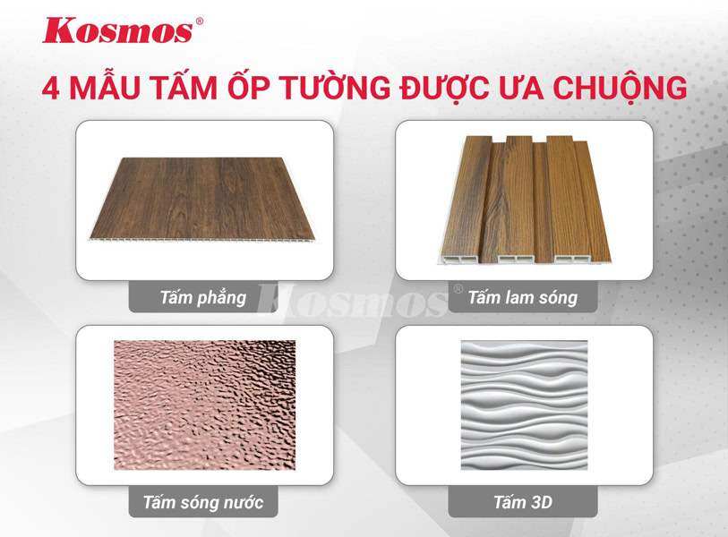 4 mẫu tấm ốp tường được ưa chuộng 4 mẫu tấm ốp tường được ưa chuộng