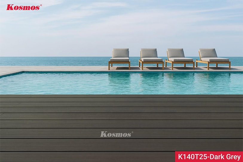 Công trình sàn hồ bơi được hoàn thiện bởi Đại lý của Kosmos