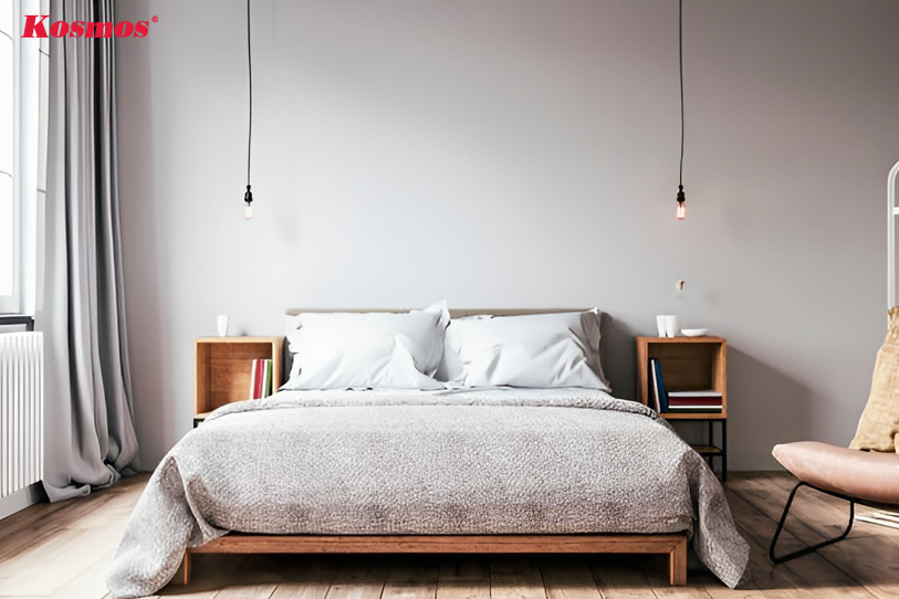 Phòng ngủ đơn giản theo phong cách Retro