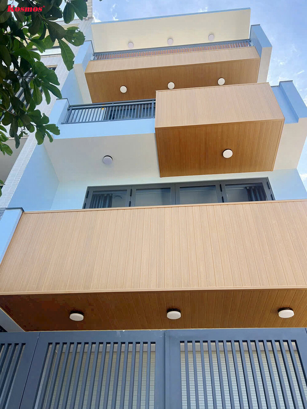 Công trình gỗ nhựa đẹp được thi công bởi Đại lý của Kosmos