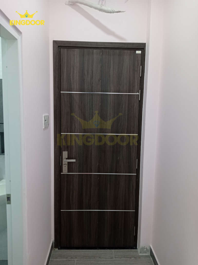 ទ្វារឈើ MDF គ្របដោយកម្រាលឈើ Kingdoor