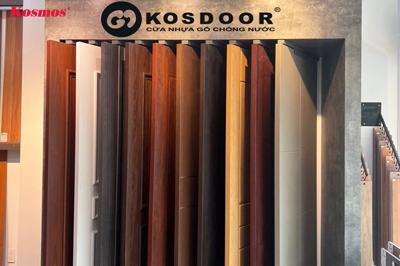 Cửa gỗ nhựa Kosdoor đa dạng mẫu mã và màu sắc