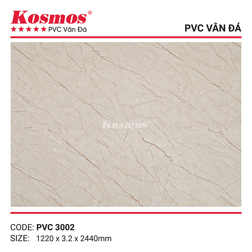 Hình ảnh tấm nhựa PVC vân đá 3.2mm PVC3002