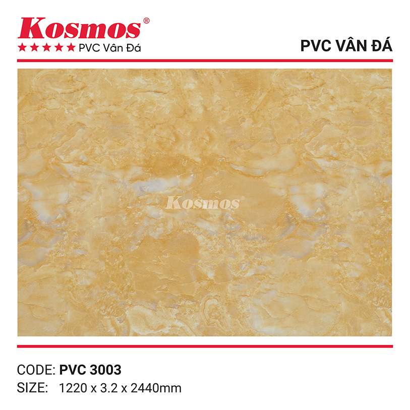 Hình ảnh tấm nhựa PVC vân đá 3.2mm PVC3003