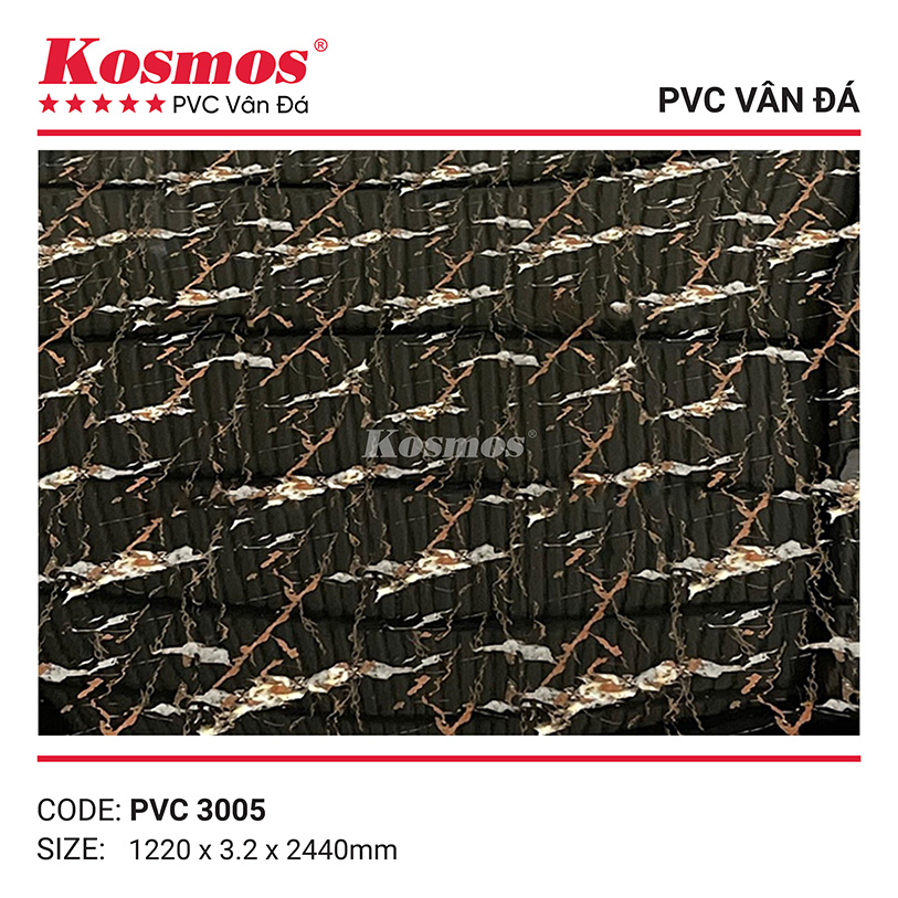 Hình ảnh tấm nhựa PVC vân đá 3.2mm PVC3005