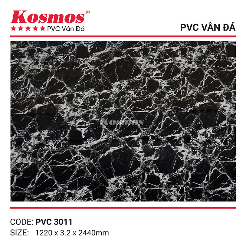 Hình ảnh tấm nhựa PVC vân đá 3.2mm PVC3011