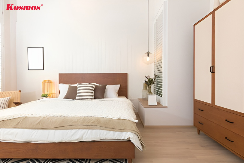 Mẫu sàn gỗ phù hợp cho phòng ngủ nhỏ