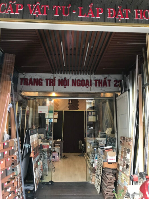 Đại lý 2S trưng bày đa dạng các mẫu vật liệu bền đẹp