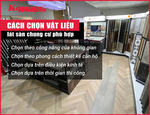 Nên lát sàn gì cho căn hộ chung cư? Sàn gỗ, sàn gạch, sàn nhựa hay thảm?
