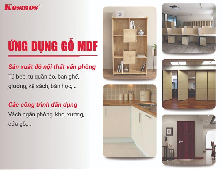 Gỗ MDF: Cấu tạo, phân loại, ưu nhược điểm, giá, ứng dụng