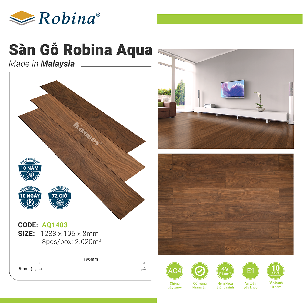 Robina Aqua yellow core wooden floor AQ1403
