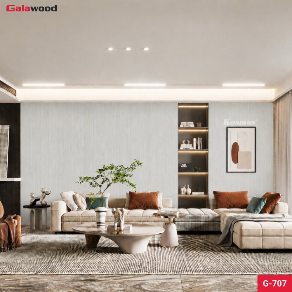 Tấm ốp than tre vân gỗ G-707 ốp vách sofa Tấm ốp than tre vân gỗ G-707 ốp vách sofa