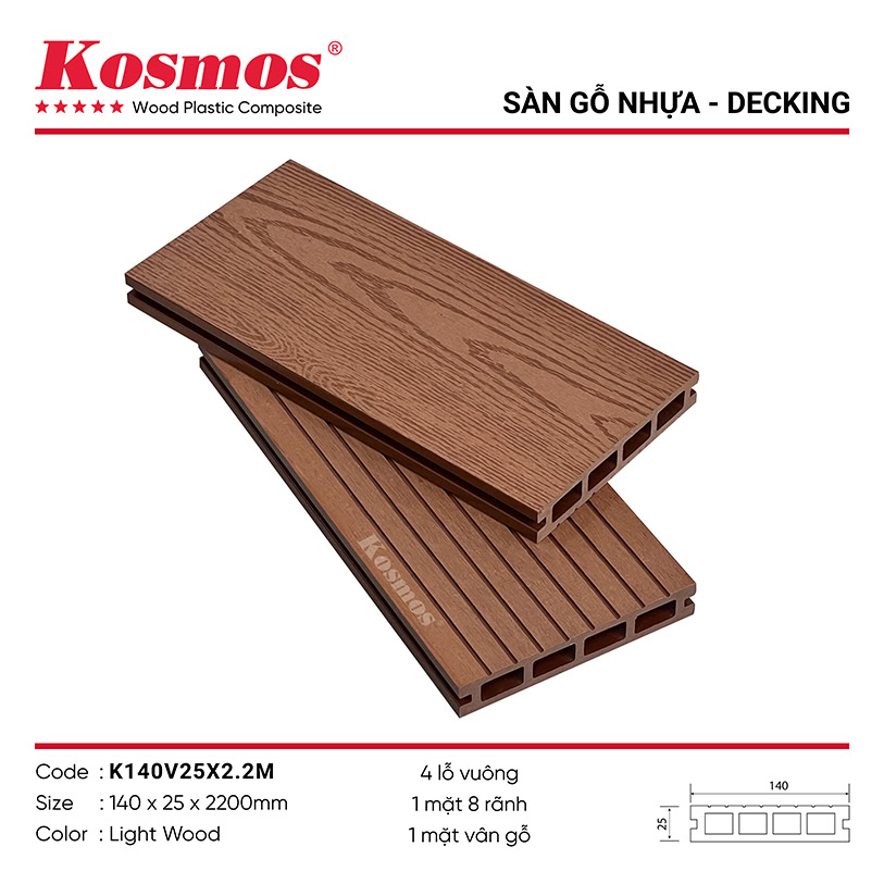 Light Wood 4-hole square plastic Laminate flooring