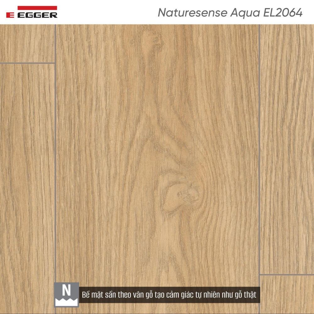 Sàn gỗ công nghiệp EL2064 có hiệu ứng bề mặt Natural Pore
