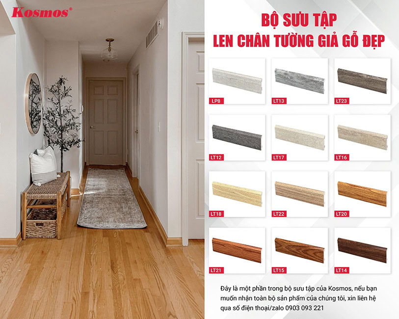 12 mẫu len chân tường nhựa giả gỗ đẹp 12 mẫu len chân tường nhựa giả gỗ đẹp