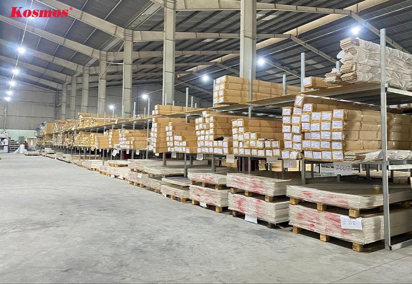 Kho Kosmos sức chứa lớn, mang đến đa dạng các vật liệu trang trí nội ngoại thất
