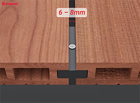 khoang-cach-giua-hai-thanh-san-khi-lien-ket-bang-chot-nhua-la-6-–-8mm