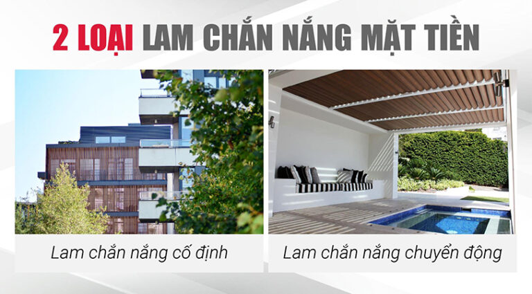 Mẫu lam chắn nắng mặt tiền, ban công, nhà phố đẹp 2026