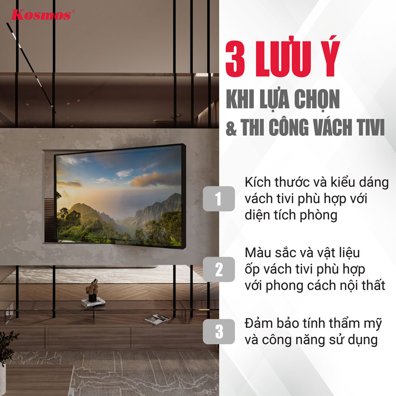 3 lưu ý khi lựa chọn và thi công vách tivi 3 lưu ý khi lựa chọn và thi công vách tivi