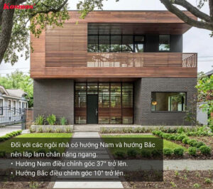 Mẫu lam chắn nắng mặt tiền, ban công, nhà phố đẹp 2026