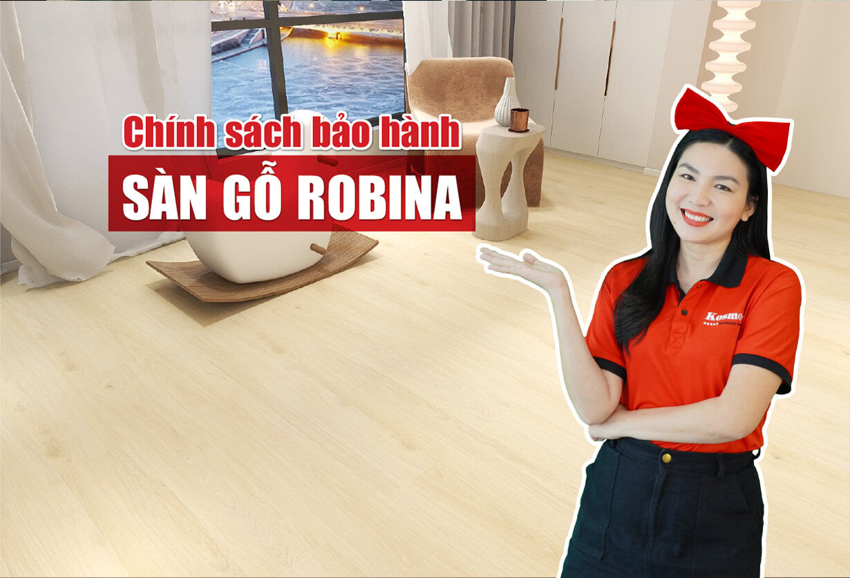 Chính sách bảo hành sàn gỗ Robina nhập khẩu Malaysia, chống mối