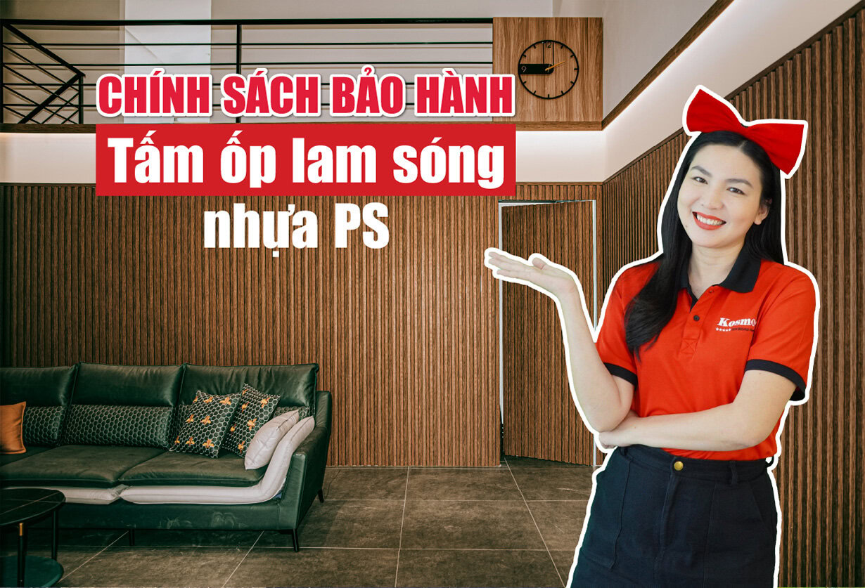 Chính sách bảo hành tấm ốp lam sóng nhựa PS