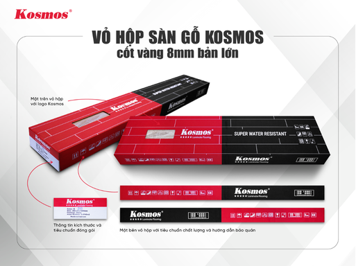Nhận diện sàn gỗ công nghiệp Kosmos