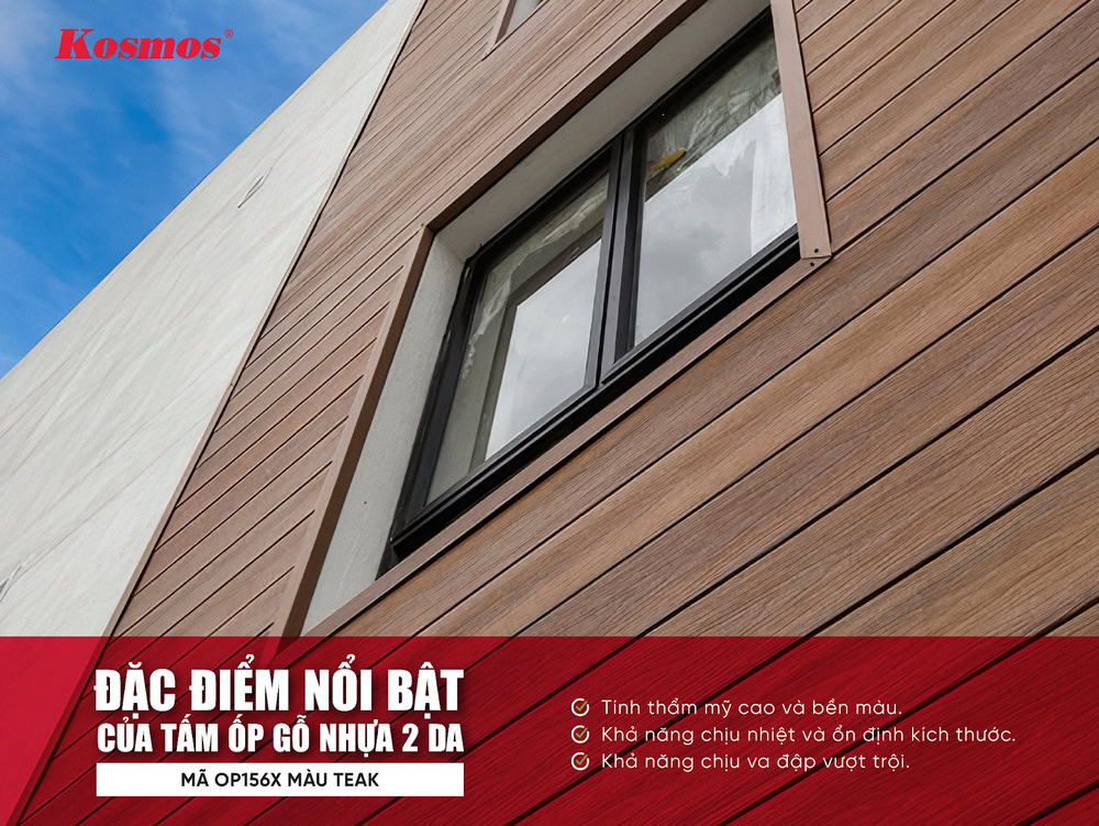 3 đặc điểm nổi bật của tấm trang trí vân gỗ ngoại thất OP156X màu Teak 3 đặc điểm nổi bật của tấm trang trí vân gỗ ngoại thất OP156X màu Teak