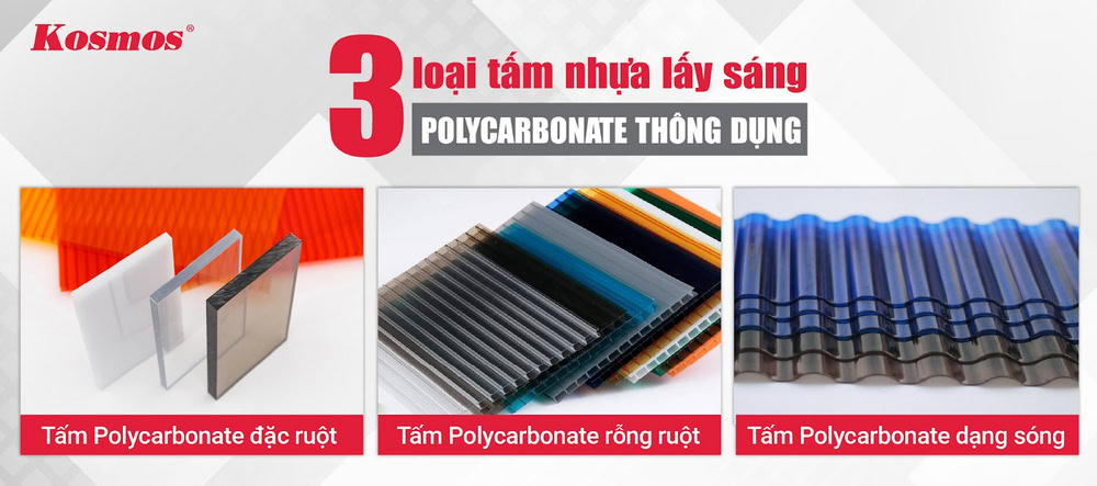 3 dòng sản phẩm nhựa lấy sáng Poly ốp mái phổ biến 3 dòng sản phẩm nhựa lấy sáng Poly ốp mái phổ biến