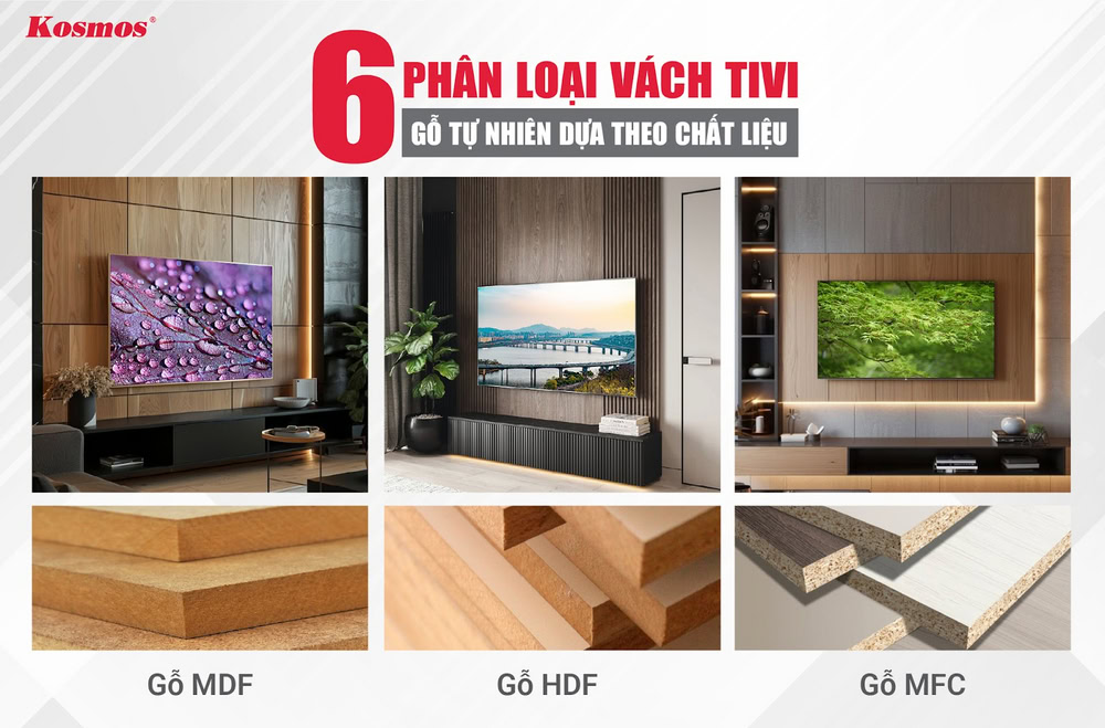 3 loại vách tivi gỗ công nghiệp dựa theo cấu tạo lõi 3 loại vách tivi gỗ công nghiệp dựa theo cấu tạo lõi